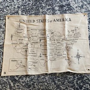 United States map canvas